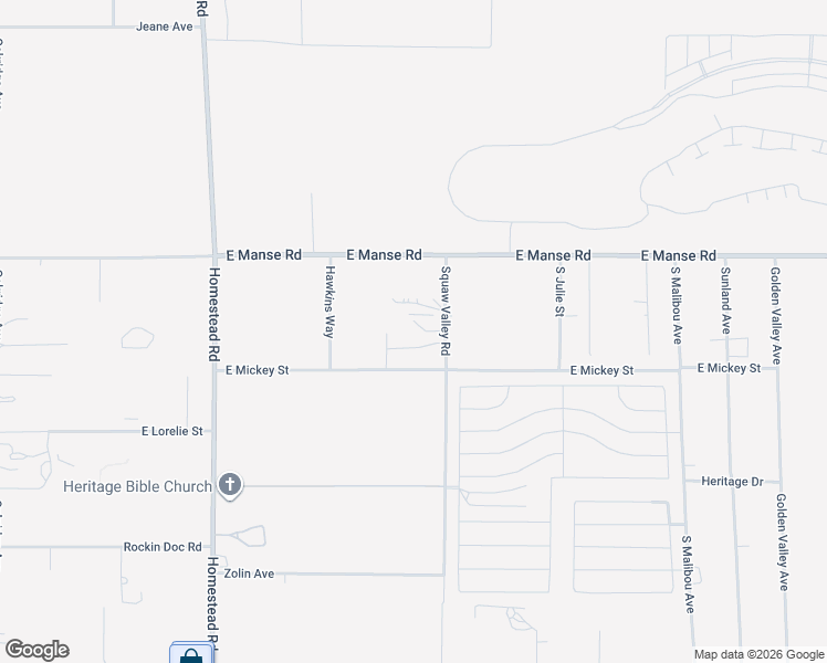 map of restaurants, bars, coffee shops, grocery stores, and more near 5150 Squaw Valley Road in Pahrump