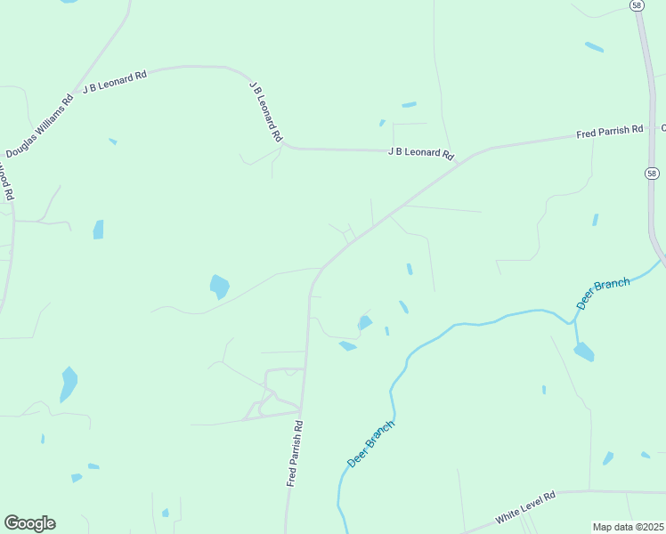 map of restaurants, bars, coffee shops, grocery stores, and more near 416 Fred Parrish Road in Castalia