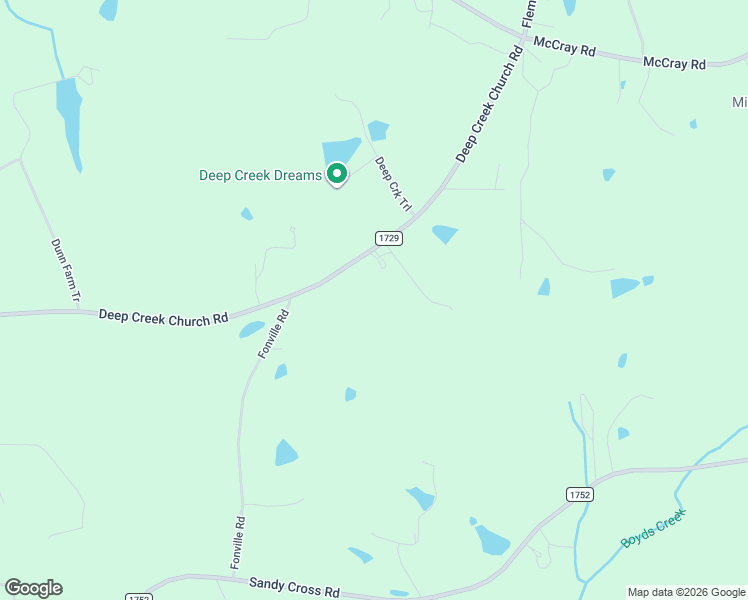 map of restaurants, bars, coffee shops, grocery stores, and more near 2243 Deep Creek Church Road in Burlington