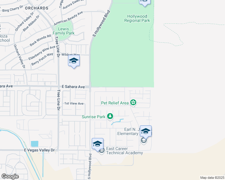 map of restaurants, bars, coffee shops, grocery stores, and more near 6736 Young Sky Avenue in Las Vegas