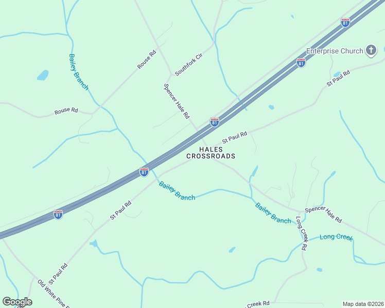 map of restaurants, bars, coffee shops, grocery stores, and more near 5320 Saint Paul Road in Morristown