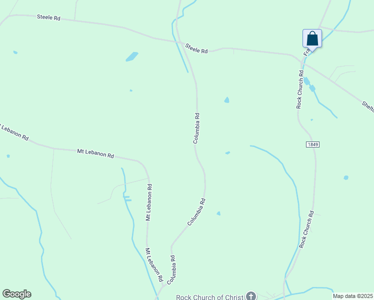 map of restaurants, bars, coffee shops, grocery stores, and more near 1620 Columbia Road in Dickson