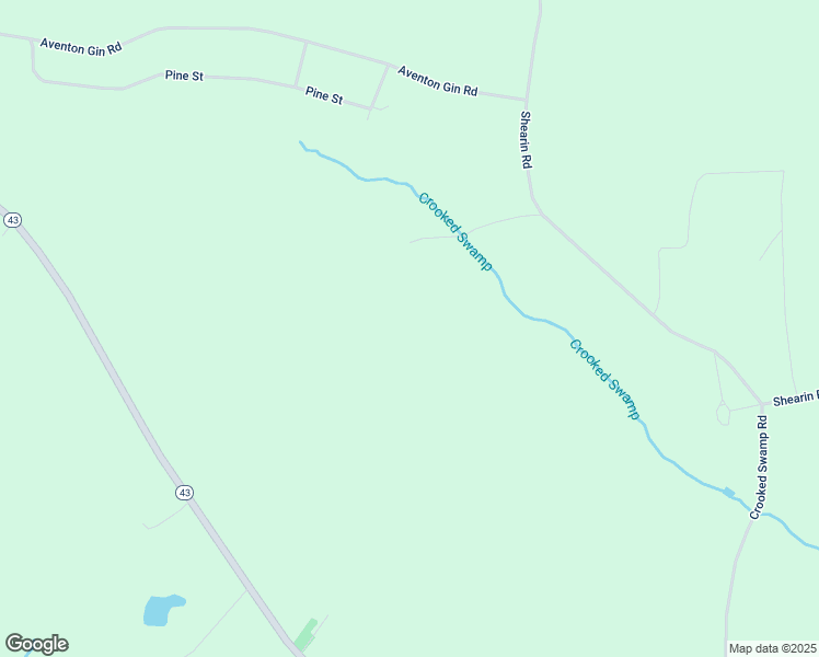 map of restaurants, bars, coffee shops, grocery stores, and more near Shearin Road in Nash County