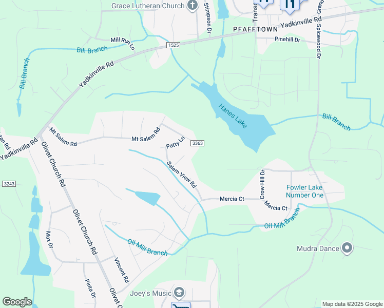 map of restaurants, bars, coffee shops, grocery stores, and more near 2612 Night Owl Court in Forsyth County
