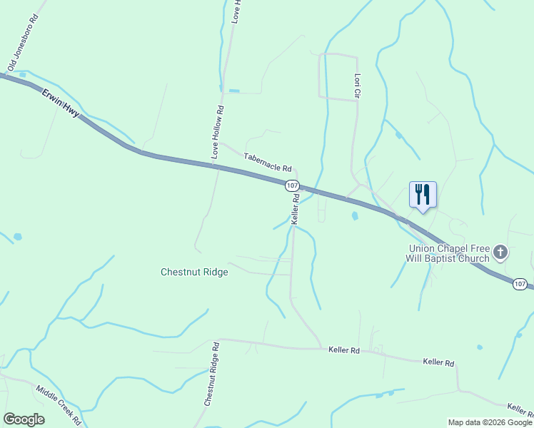 map of restaurants, bars, coffee shops, grocery stores, and more near 110 Keller Road in Afton