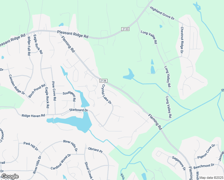 map of restaurants, bars, coffee shops, grocery stores, and more near 6008 Crystal Spring Court in Greensboro