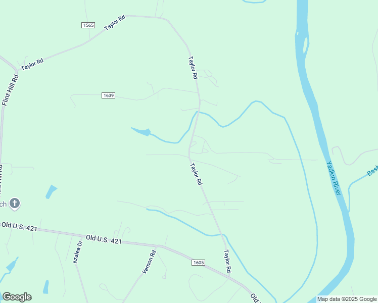 map of restaurants, bars, coffee shops, grocery stores, and more near Taylor Road in Yadkin County