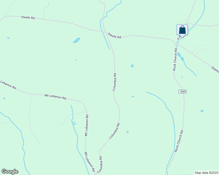 map of restaurants, bars, coffee shops, grocery stores, and more near 1620 Columbia Road in Dickson