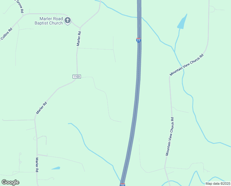 map of restaurants, bars, coffee shops, grocery stores, and more near 4705 Alcor Lane in Hamptonville