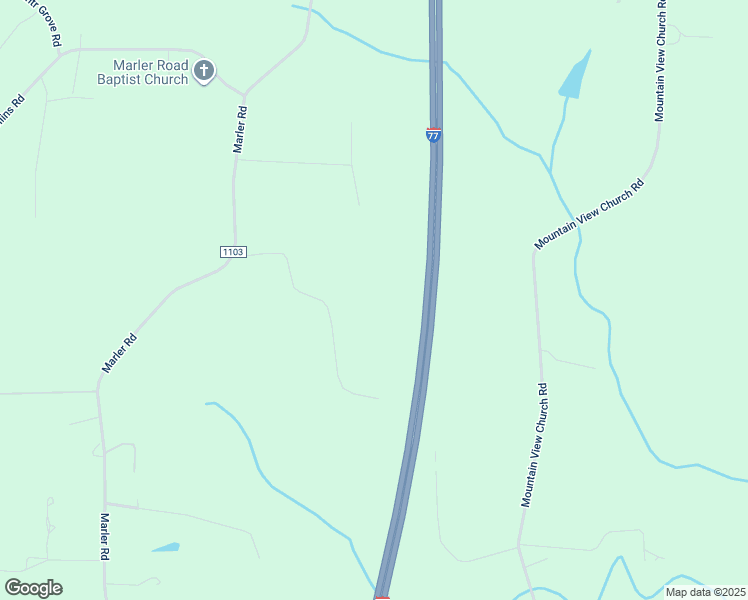 map of restaurants, bars, coffee shops, grocery stores, and more near 4705 Alcor Lane in Hamptonville