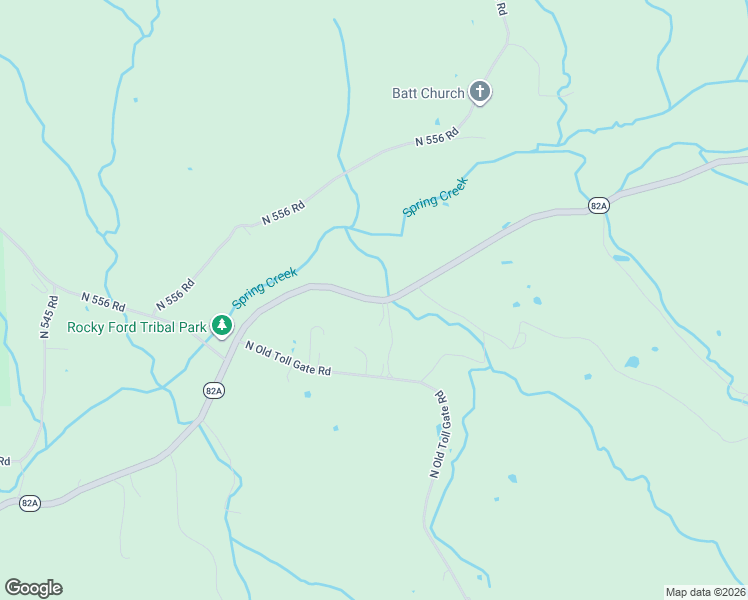 map of restaurants, bars, coffee shops, grocery stores, and more near E0630 Road in Cherokee County