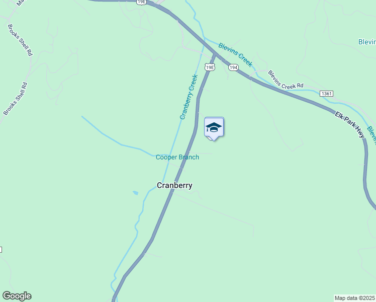 map of restaurants, bars, coffee shops, grocery stores, and more near 10563 U.S. 19E in Newland