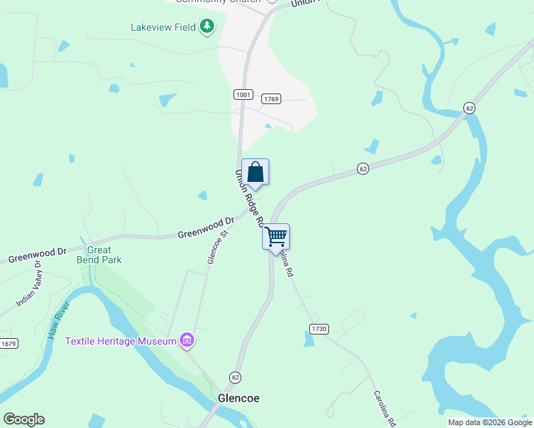 map of restaurants, bars, coffee shops, grocery stores, and more near 2649 Union Ridge Road in Burlington