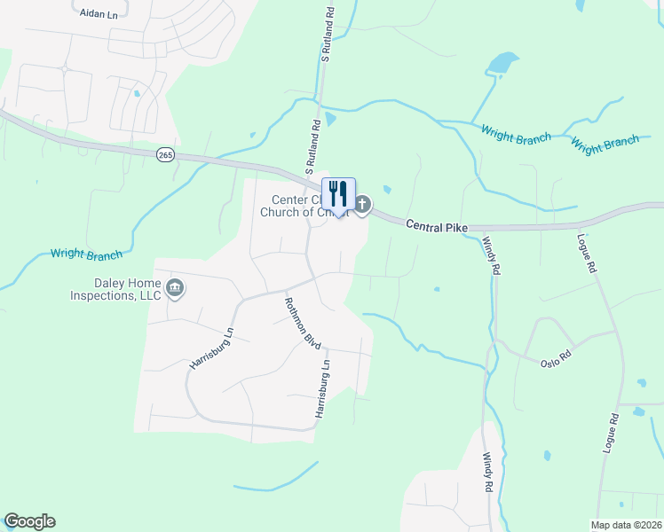 map of restaurants, bars, coffee shops, grocery stores, and more near 901 Harrisburg Lane in Mt. Juliet