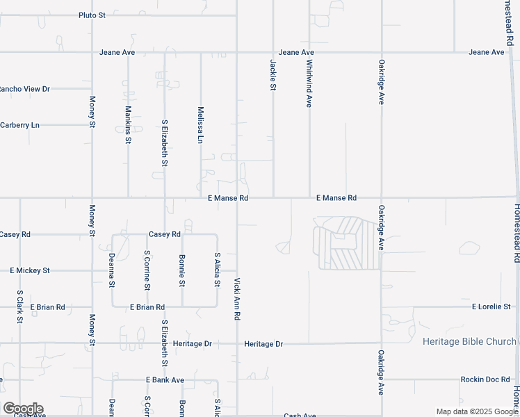 map of restaurants, bars, coffee shops, grocery stores, and more near 2121 Manse Road in Pahrump