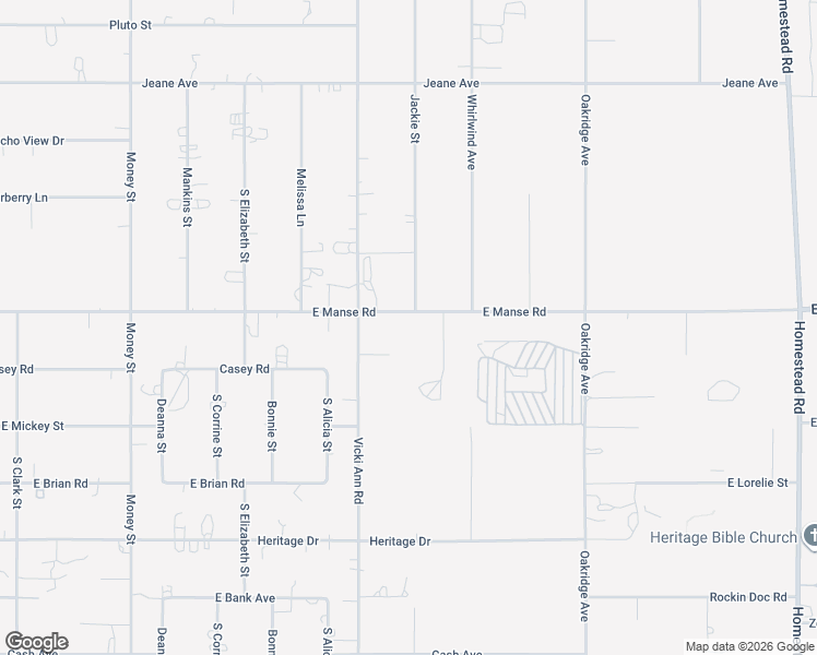 map of restaurants, bars, coffee shops, grocery stores, and more near 2211 Manse Road in Pahrump