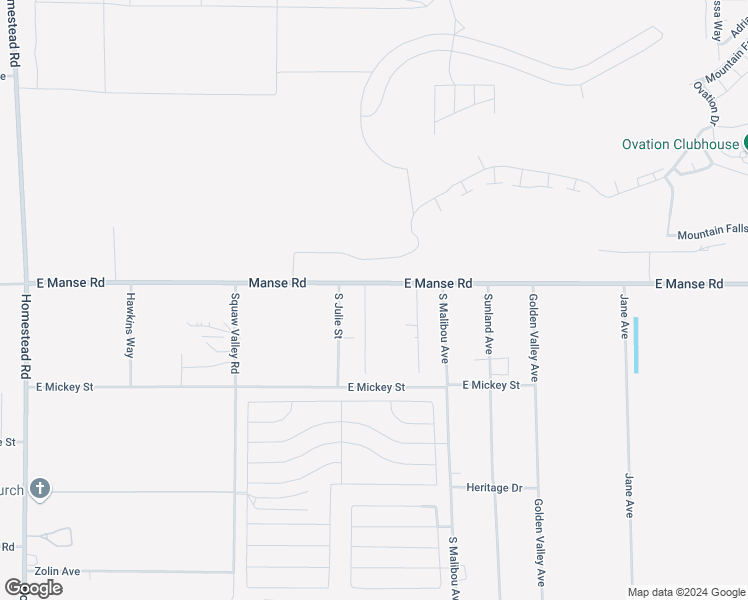 map of restaurants, bars, coffee shops, grocery stores, and more near 3841 Manse Road in Pahrump