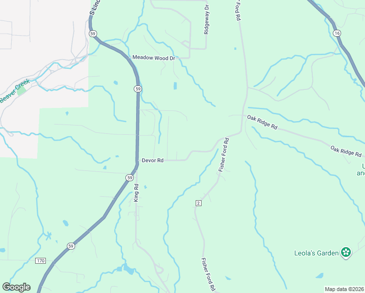 map of restaurants, bars, coffee shops, grocery stores, and more near 21894 Devor Road in Siloam Springs