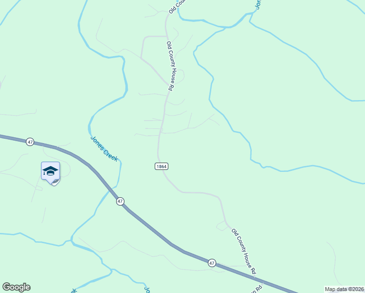 map of restaurants, bars, coffee shops, grocery stores, and more near 2026 Old County House Road in White Bluff