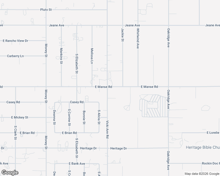 map of restaurants, bars, coffee shops, grocery stores, and more near 2041 Manse Road in Pahrump
