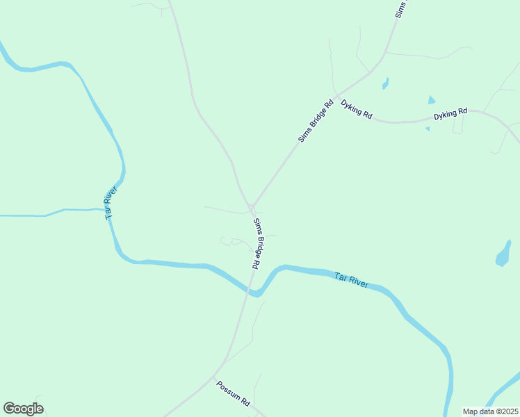 map of restaurants, bars, coffee shops, grocery stores, and more near 1042 Sims Bridge Road in Kittrell