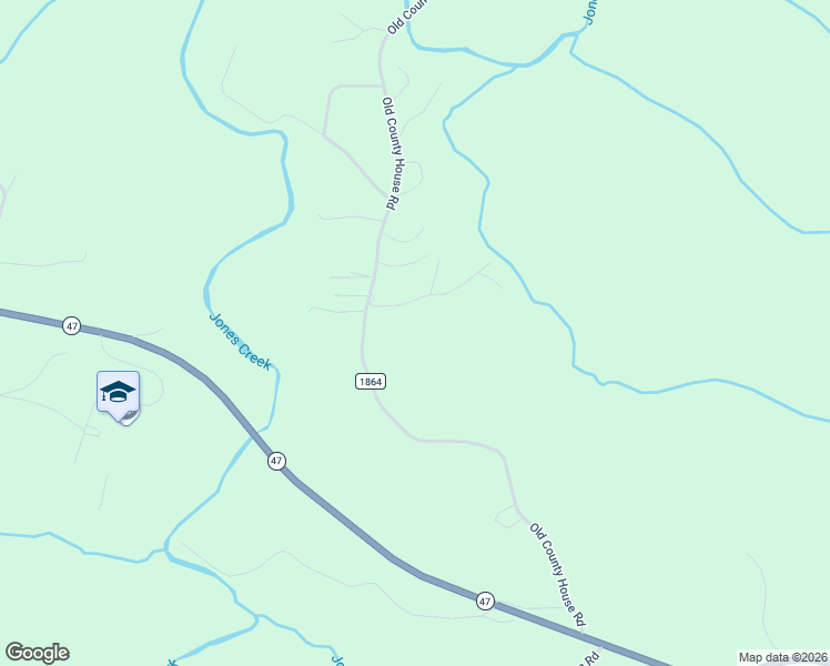 map of restaurants, bars, coffee shops, grocery stores, and more near 2026 Old County House Road in White Bluff