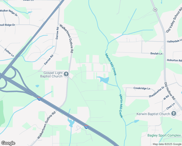map of restaurants, bars, coffee shops, grocery stores, and more near 4624 Kings Gate Drive in Winston-Salem