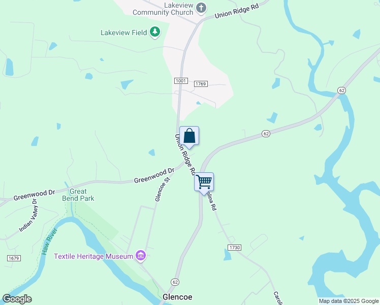 map of restaurants, bars, coffee shops, grocery stores, and more near 2649 Union Ridge Road in Burlington