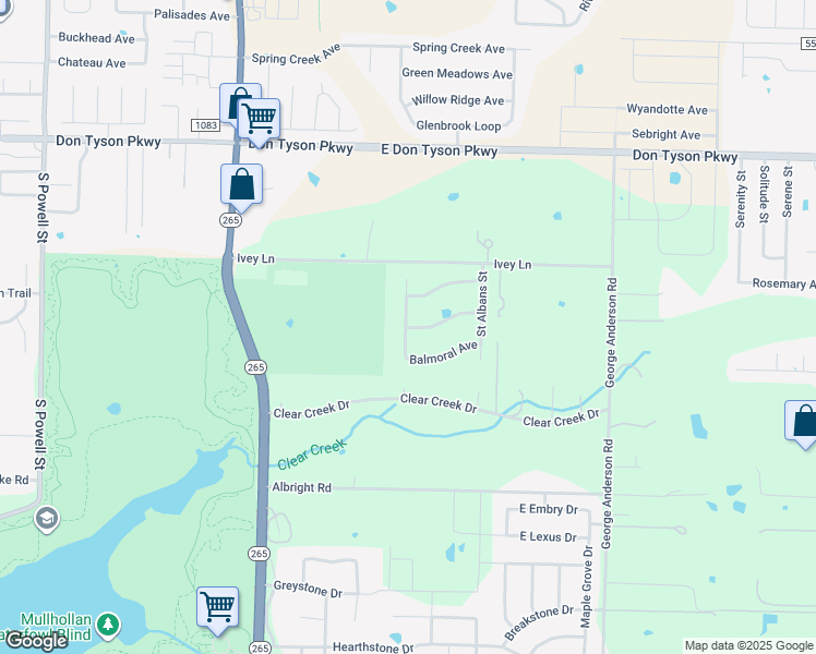 map of restaurants, bars, coffee shops, grocery stores, and more near 1846 Cherborg Avenue in Springdale