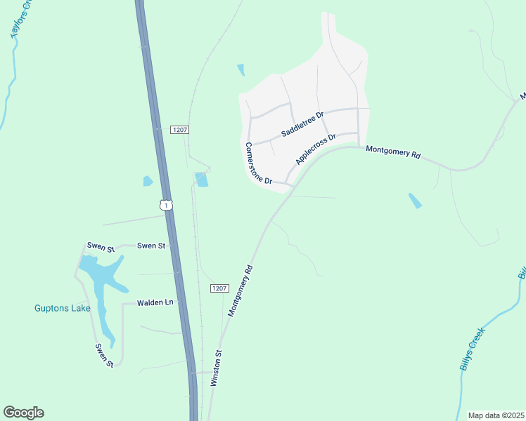 map of restaurants, bars, coffee shops, grocery stores, and more near 2192 Montgomery Road in Franklinton