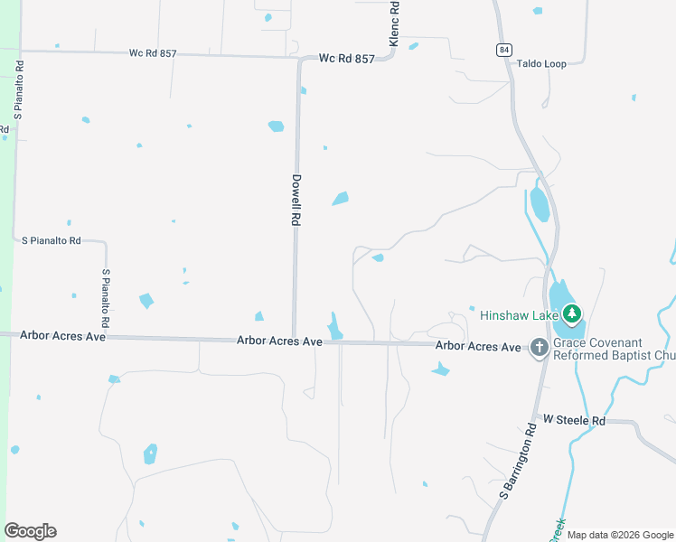 map of restaurants, bars, coffee shops, grocery stores, and more near 1916 Dowell Road in Springdale