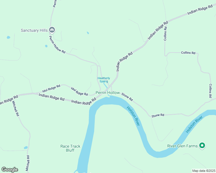 map of restaurants, bars, coffee shops, grocery stores, and more near 3170 Perrin Hollow Road in Blaine