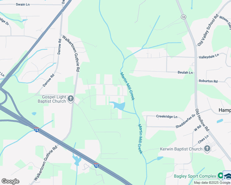 map of restaurants, bars, coffee shops, grocery stores, and more near 4655 Kings Gate Drive in Winston-Salem