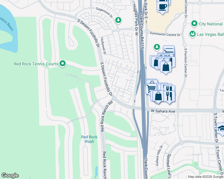 map of restaurants, bars, coffee shops, grocery stores, and more near 11371 Merado Peak Drive in Las Vegas