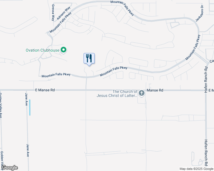 map of restaurants, bars, coffee shops, grocery stores, and more near 5170 Manse Rd in Pahrump