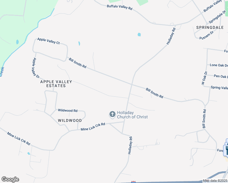 map of restaurants, bars, coffee shops, grocery stores, and more near 1165 Homer Carr Road in Cookeville
