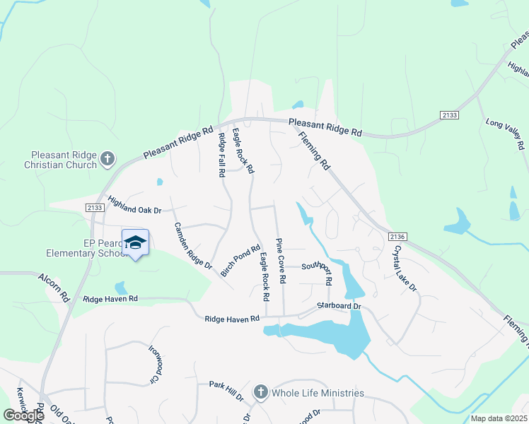 map of restaurants, bars, coffee shops, grocery stores, and more near 6295 Blair House Road in Greensboro