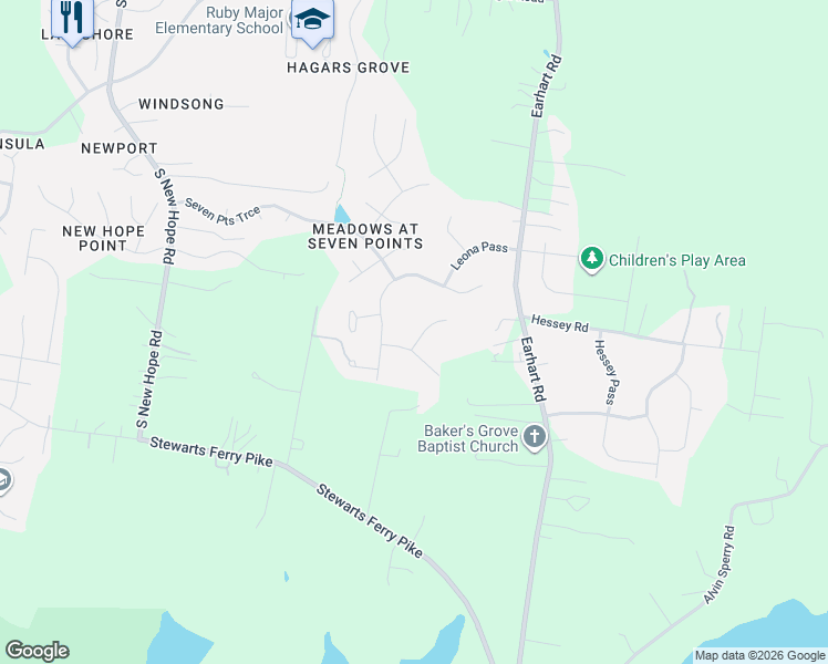 map of restaurants, bars, coffee shops, grocery stores, and more near 5017 Harbor Reserve Cove in Nashville