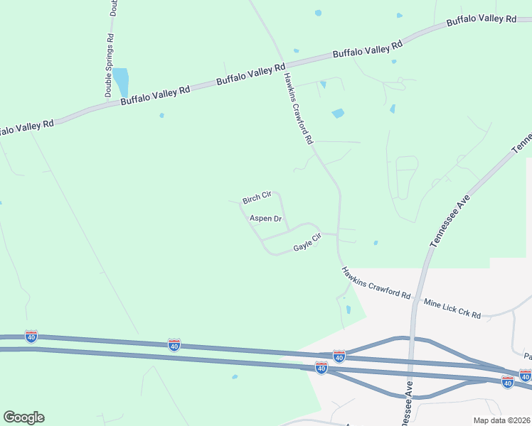 map of restaurants, bars, coffee shops, grocery stores, and more near 4127 Aspen Drive in Cookeville