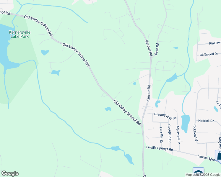 map of restaurants, bars, coffee shops, grocery stores, and more near 6935 Old Valley School Road in Kernersville