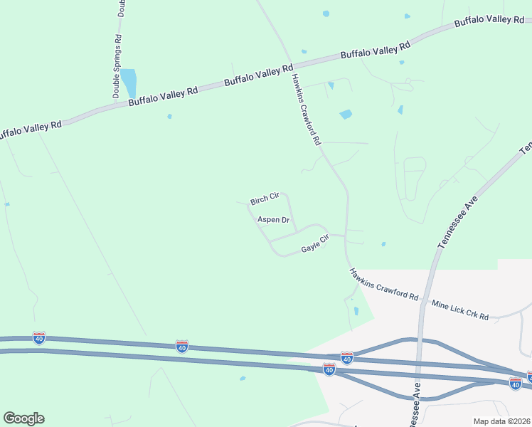 map of restaurants, bars, coffee shops, grocery stores, and more near 4127 Aspen Dr in Cookeville