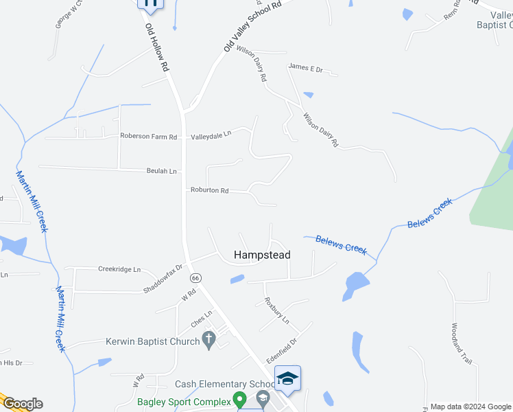 map of restaurants, bars, coffee shops, grocery stores, and more near 5450 Roburton Road in Kernersville