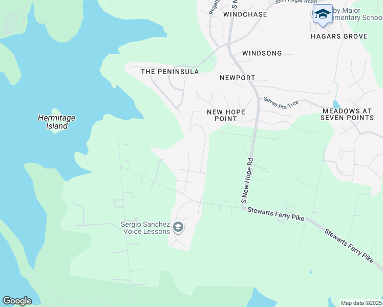 map of restaurants, bars, coffee shops, grocery stores, and more near 2513 Janalyn Trace in Nashville