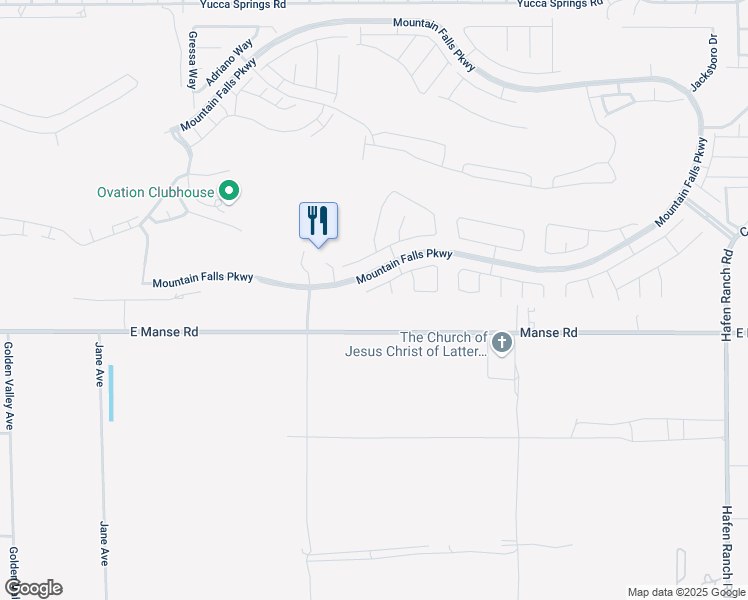 map of restaurants, bars, coffee shops, grocery stores, and more near 5170 Manse Road in Pahrump