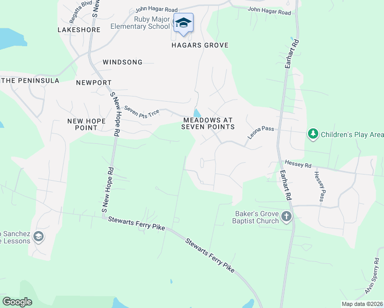 map of restaurants, bars, coffee shops, grocery stores, and more near 1316 Fishers Meadows Cove in Nashville