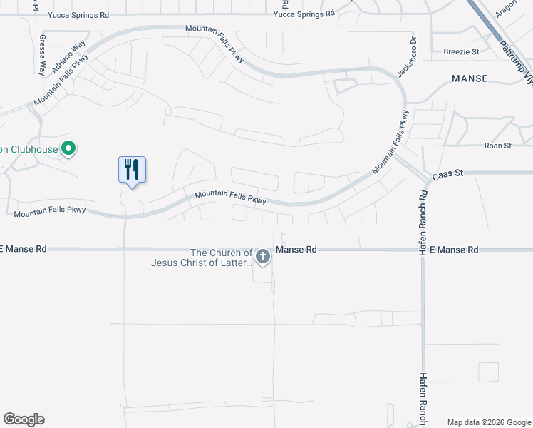 map of restaurants, bars, coffee shops, grocery stores, and more near 4881 Riposo Court in Pahrump