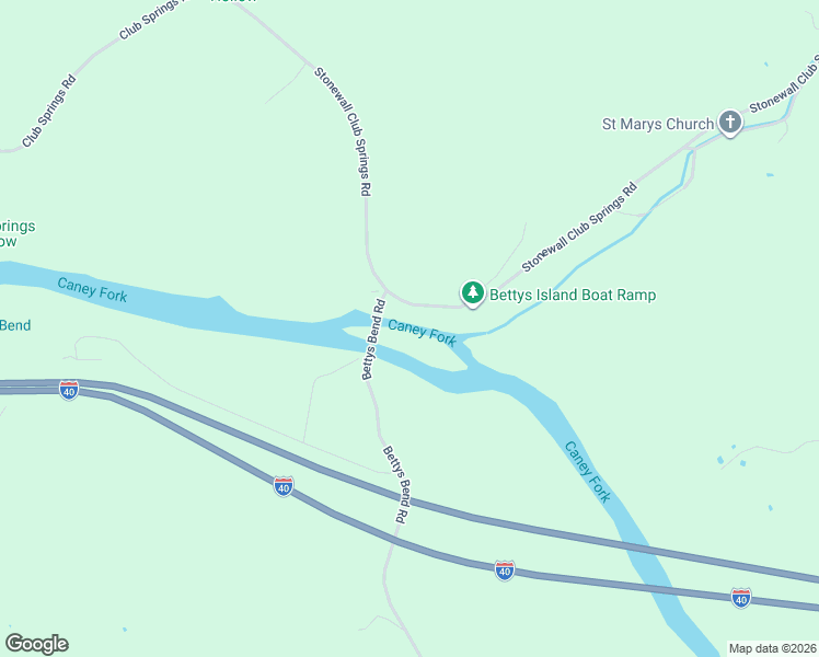 map of restaurants, bars, coffee shops, grocery stores, and more near 597 Club Springs Road in Buffalo Valley