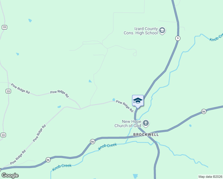map of restaurants, bars, coffee shops, grocery stores, and more near 1227 Pine Ridge Road in Brockwell