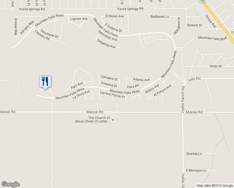 map of restaurants, bars, coffee shops, grocery stores, and more near 5500 Carrara Pointe Street in Pahrump