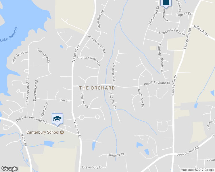 map of restaurants, bars, coffee shops, grocery stores, and more near 4929 Shady Pine Drive in Greensboro